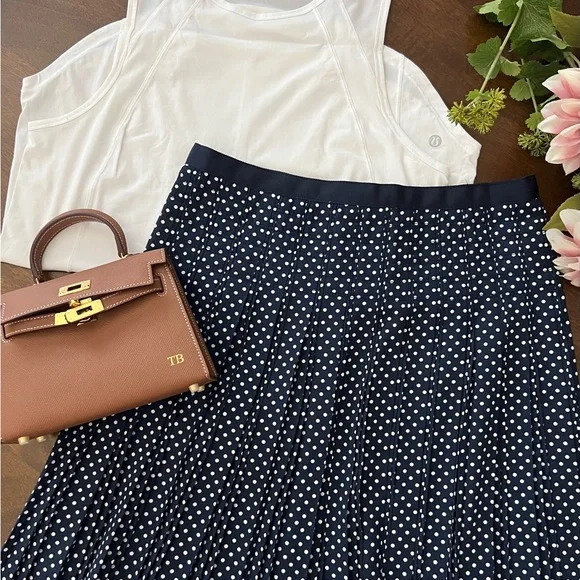 Excellent used J Crew polka dot skirt size 2 (SOLD) - Picture 4 of 9